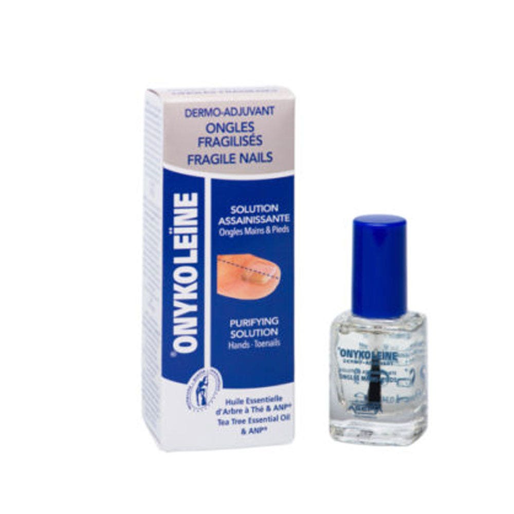 Asepta Onykoleine Dermo-adjuvant Solution Assainissante Ongles Des Mains Et Pieds 10ml