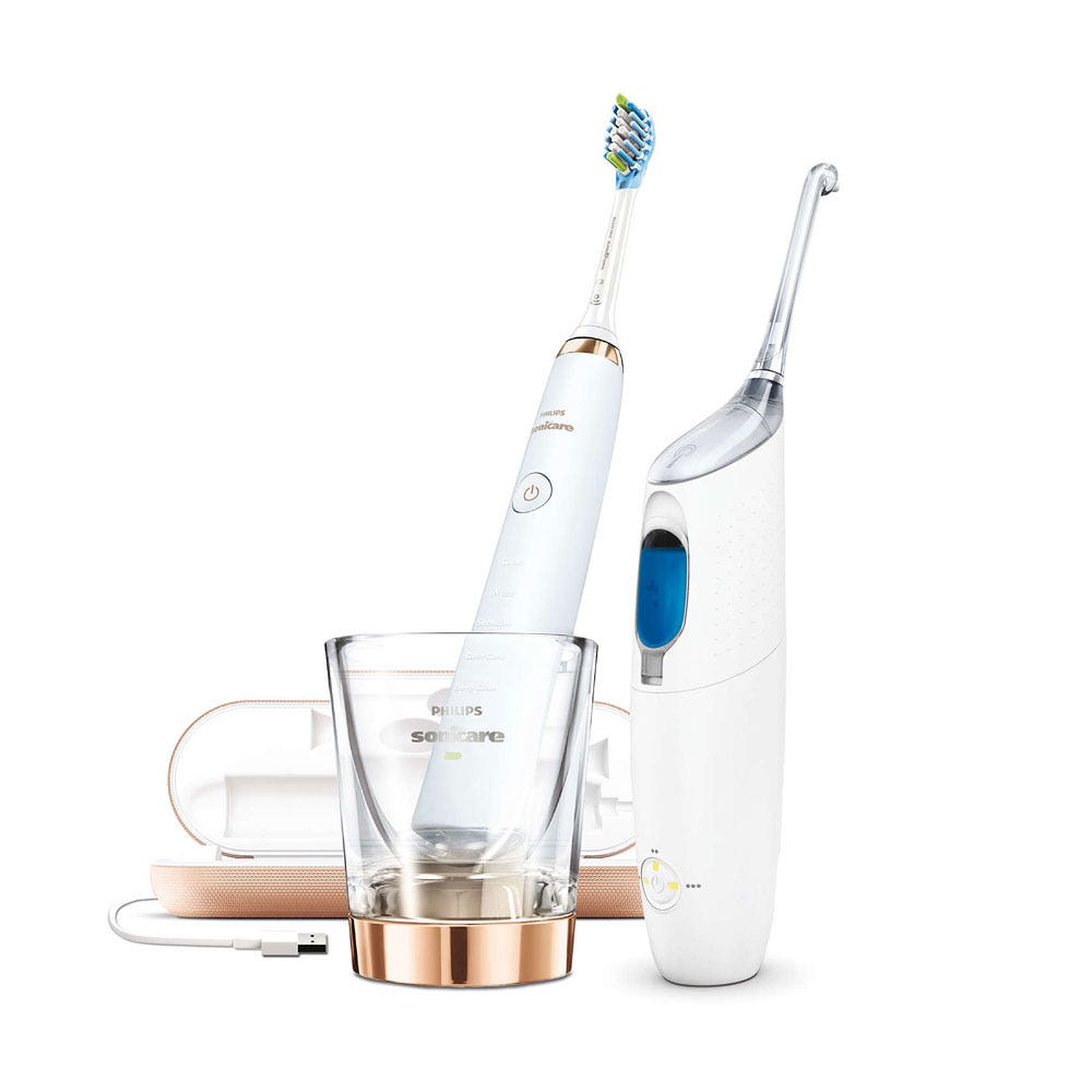 Philips Diamond Clean + AirFloss Ultra - Microjet interdentaire HX8492/04