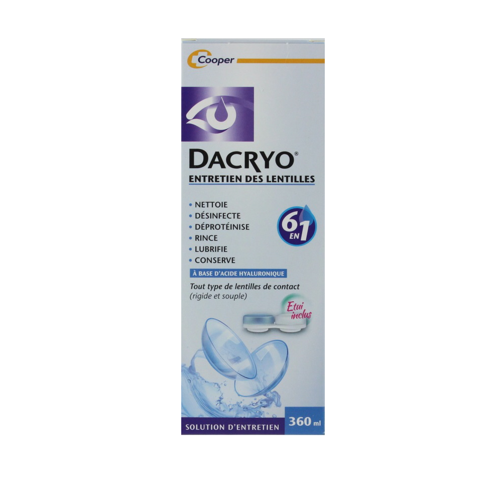 Dacryo Dacryo entretien lentilles 360ml