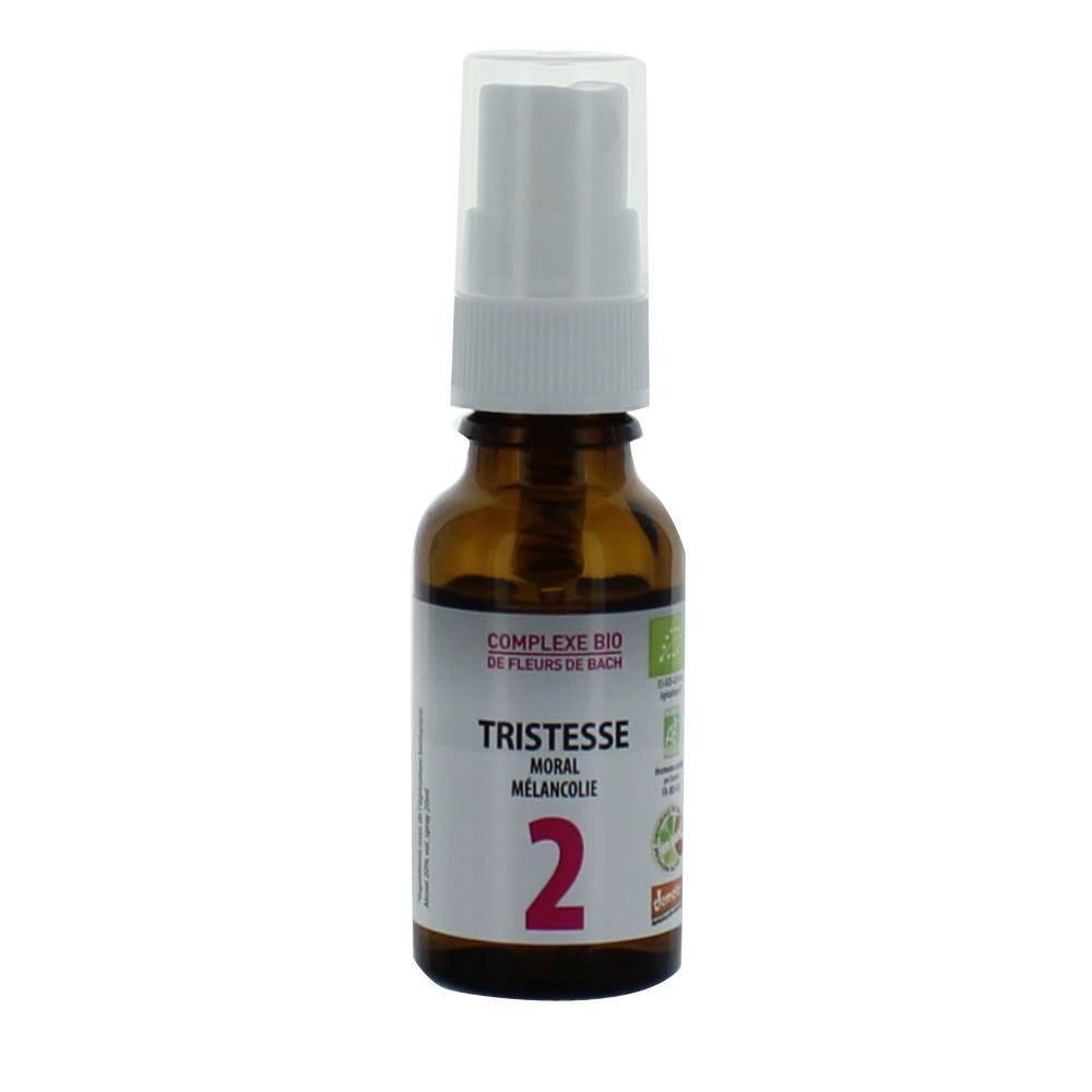 Dr. Theiss Naturwaren COMPLEXE BACH BIO N°2 TRISTESSE MORAL MELANCOLIE 20ml