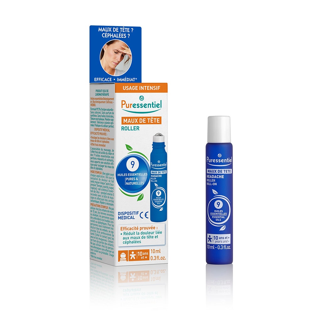 Puressentiel Bien-Être Roller Maux de Tête 10ml