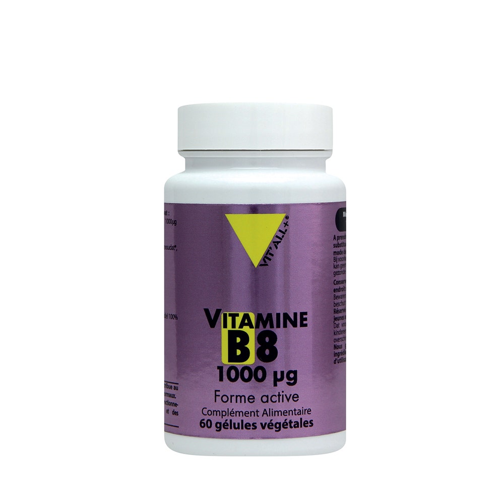 Vit'All+ VITAMINE B8 - 1000µg 60 gélules