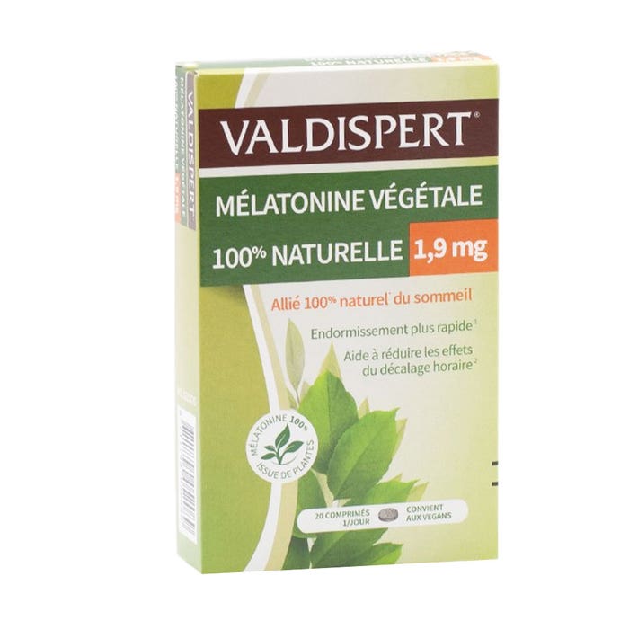 Valdispert Mélatonine végétale 1,9mg 20 comprimés