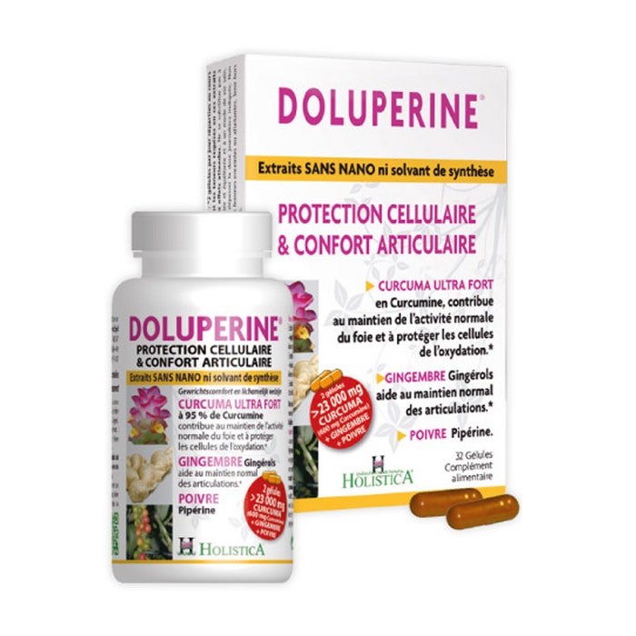 Holistica Doluperine Protection Cellulaire et Confort Articulaire 32 gélules
