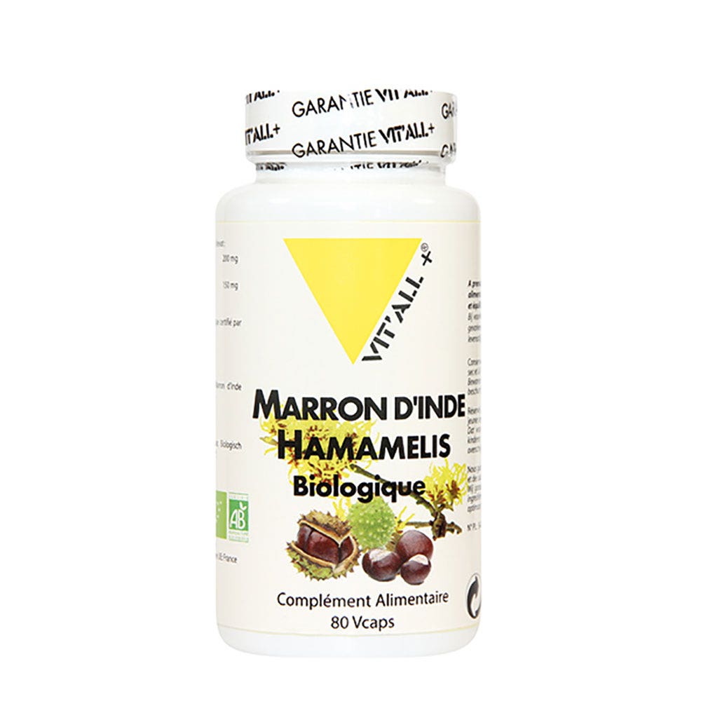 Marron D'inde Hamamelis 80 Gélules Vit'All+