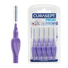 Curasept Brossettes interdentaires Proxi T21 Violet x5