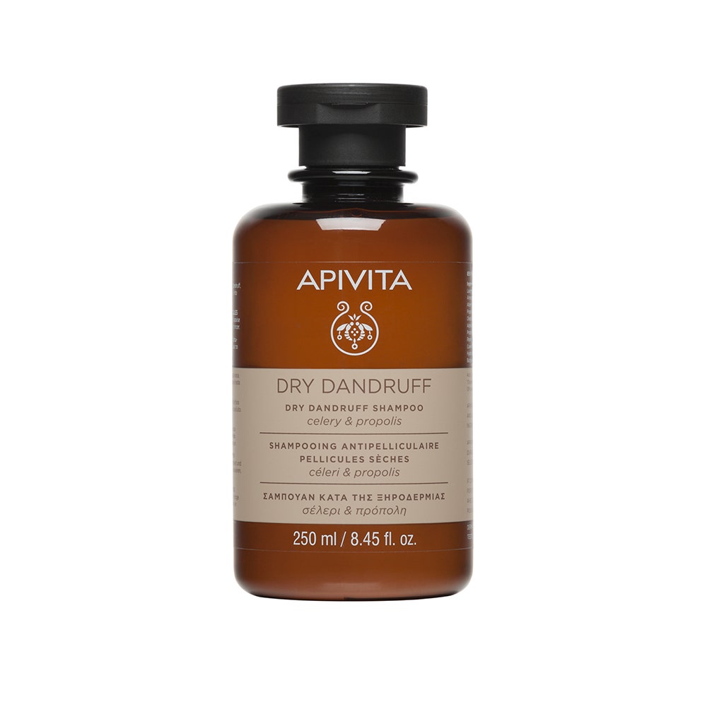 Shampoing Antipelliculaire 250ml Pellicules Sèches Apivita