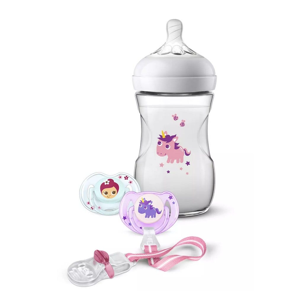 Avent Natural Response Kit Biberon Sucettes et attache-sucette
