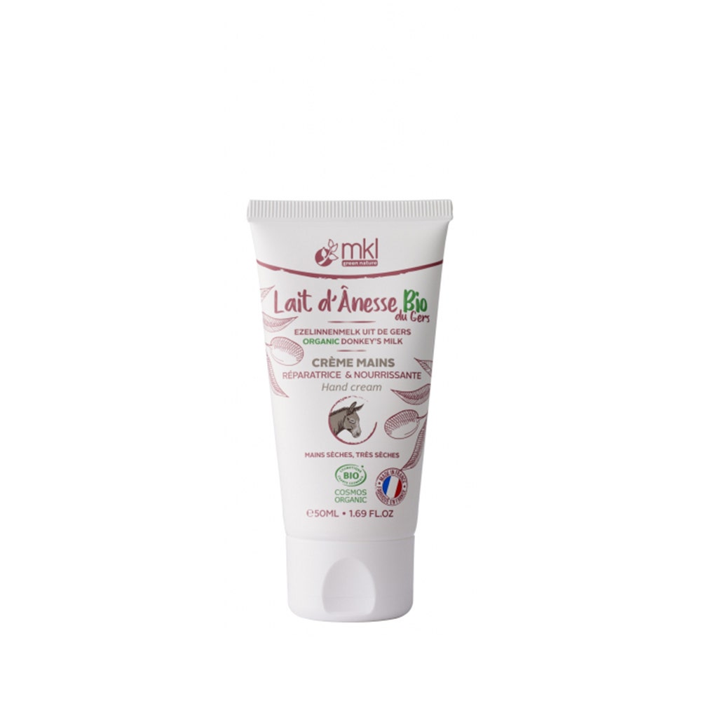 Mkl Crème mains Lait dÂnesse certifiée COSMOS ORGANIC 50ml