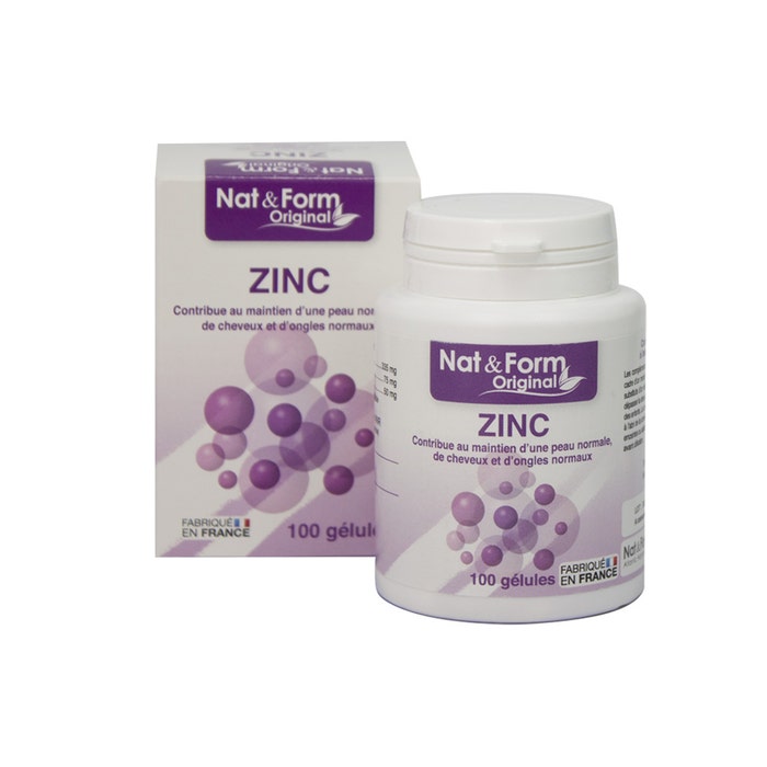 Nat&Form Zinc 100 gélules