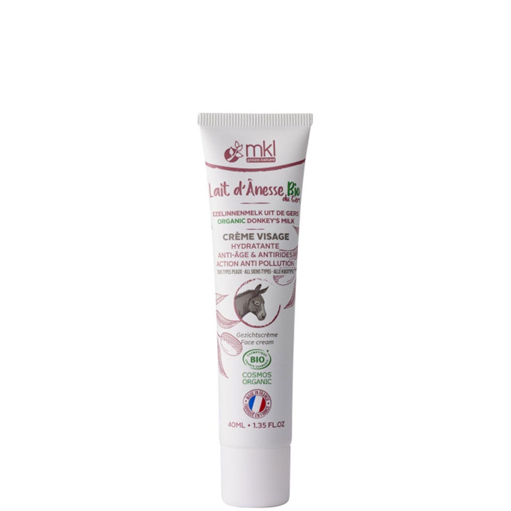 Mkl Lait d'Anesse Crème Visage Anti âge COSMOS ORGANIC 40ml