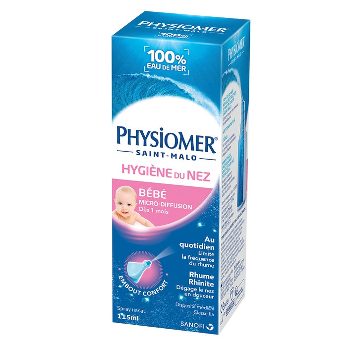 Hygiene Du Nez Bébé Micro-diffusion 115ml Physiomer