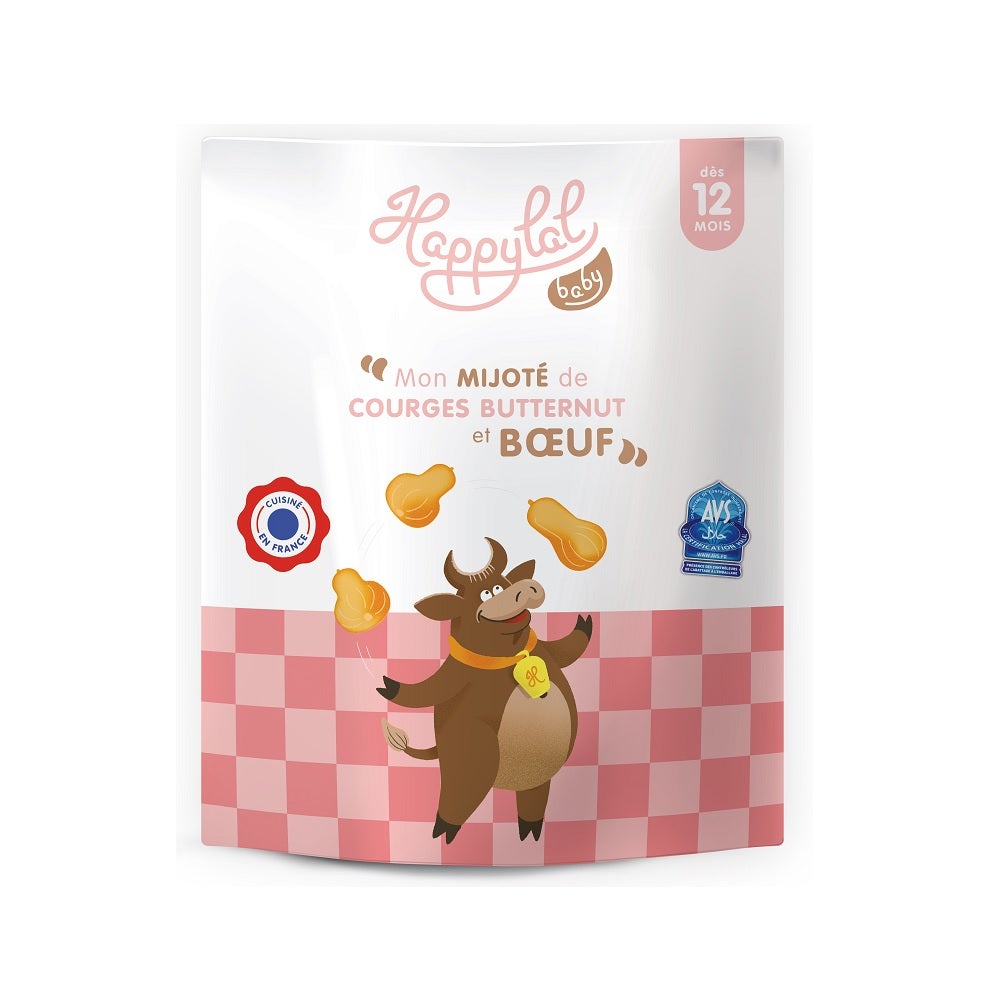 Happylal Baby Repas halal et bio Des 12 mois 220g