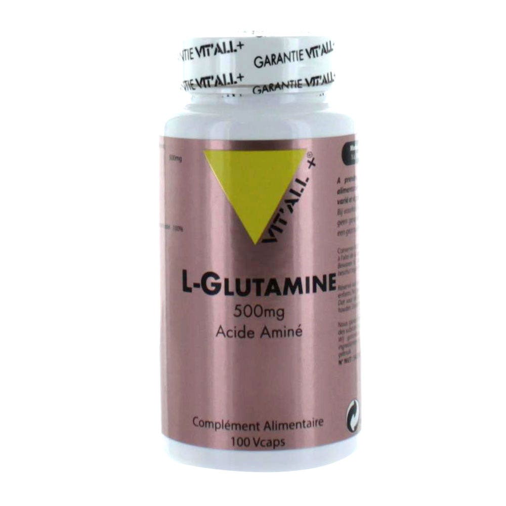 Vit'All+ L-glutamine 500mg 100 Gélules