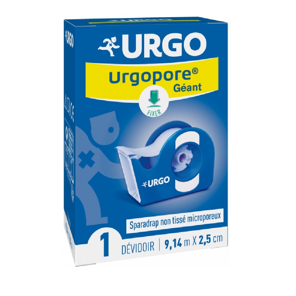 Urgo Urgopore Sparadrap Microporeux Geant 9.14m X 2.5cm x1