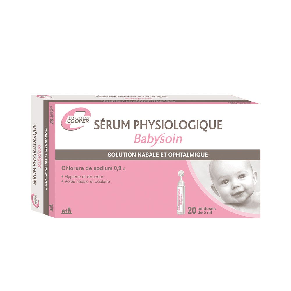 Babysoin Babysoin Sérum physiologique solution nasale et ophtalmique 20x5ml