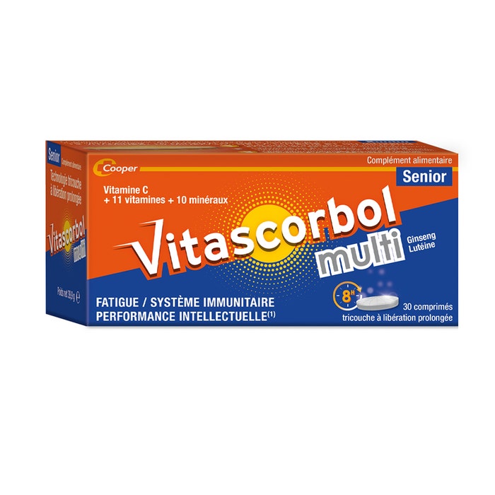 Vitascorbol Multi Senior 30 Comprimes