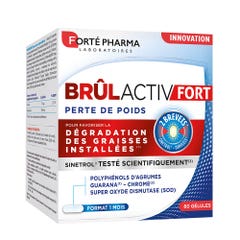 Forté Pharma BrulActiv Fort Brûle Graisses Triples Action Perte de poids 60 gélules