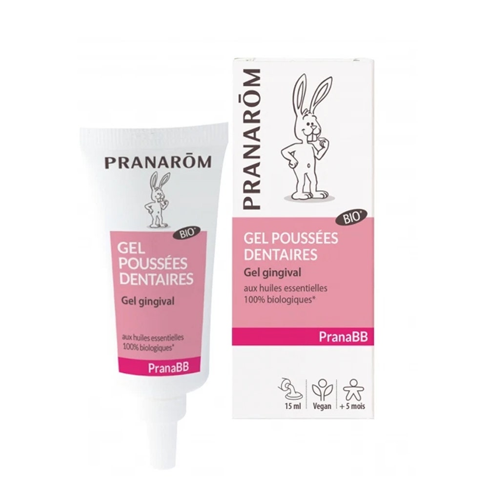 Pranarôm Pranabb Gel Gingival Poussees Dentaires Bio 15ml
