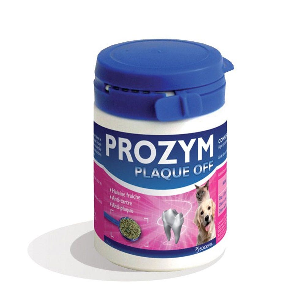 Prozym Plaque OFF pour animaux Haleine fraiche 180g