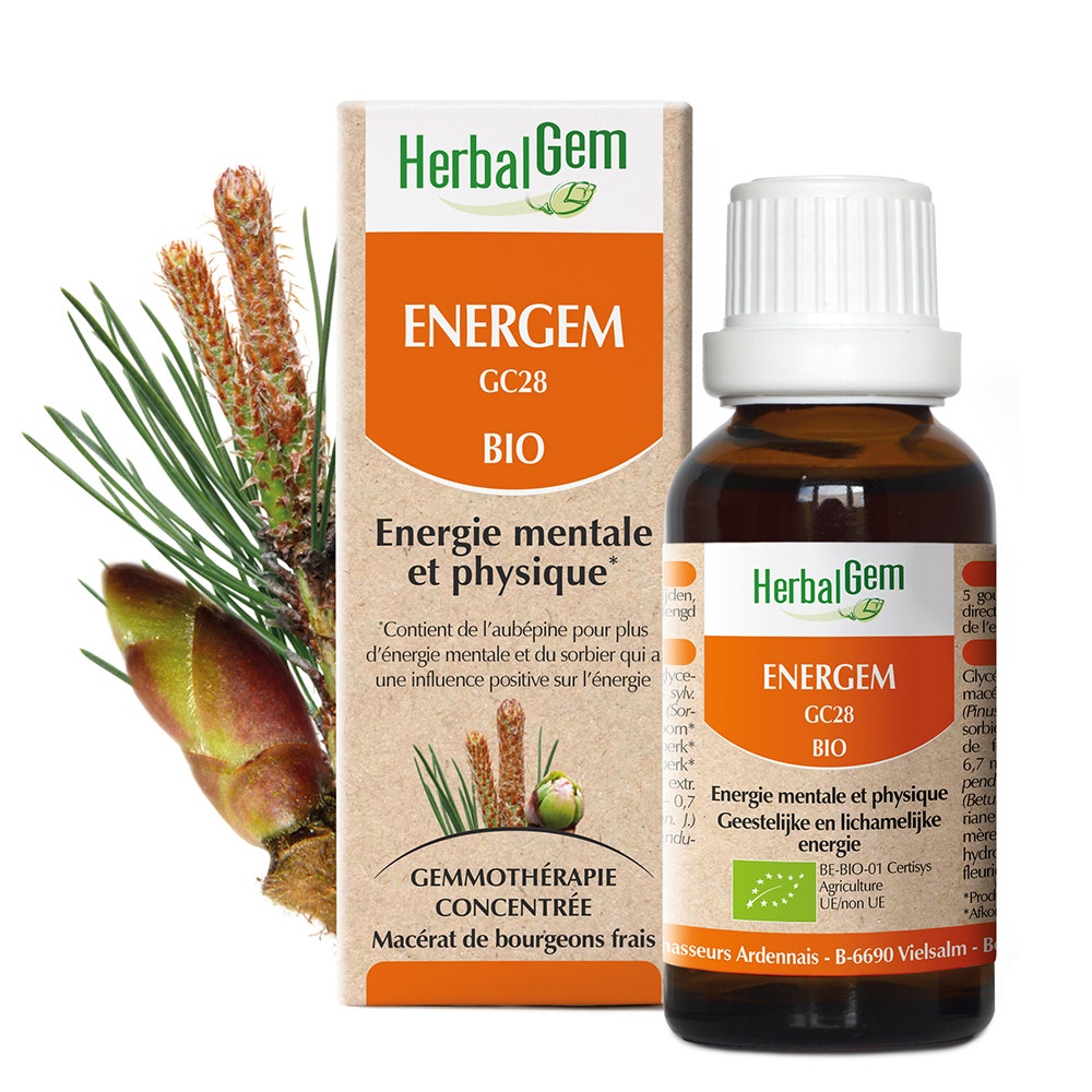 Herbalgem Complexes De Gemmotherapie Energem Bio Gouttes 30ml