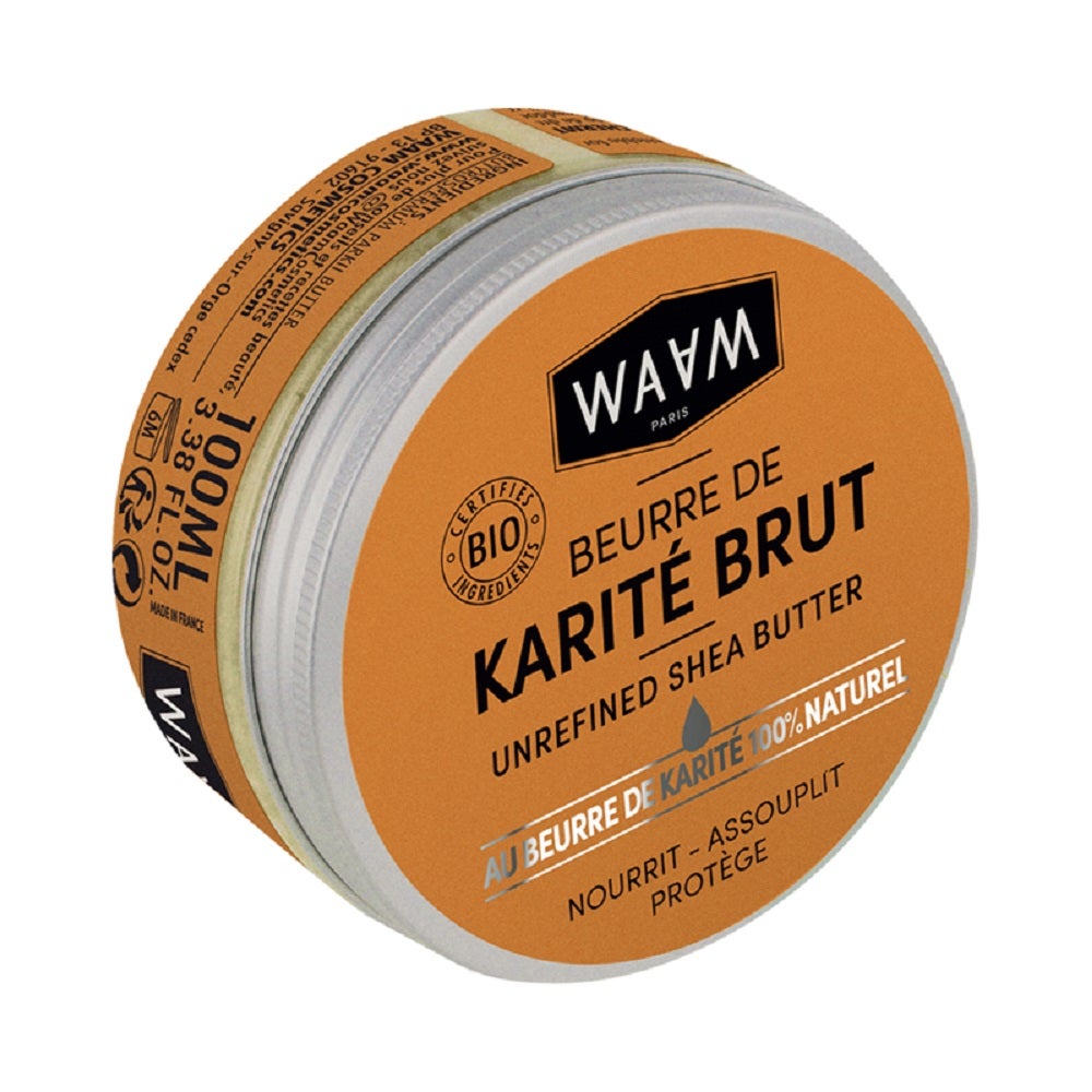 Waam Beurre de karité brut non parfumé 100ml