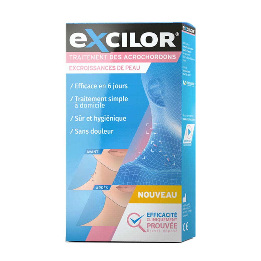 Excilor Traitement des acrochordons 3 Pansements + 1 Applicateur