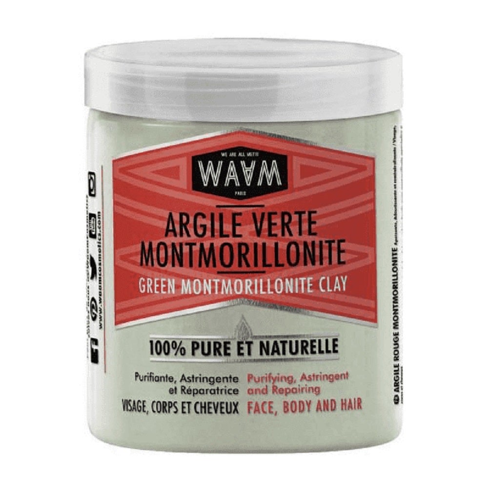Waam Argile verte montmorillonite Visage corps cheveux 250g