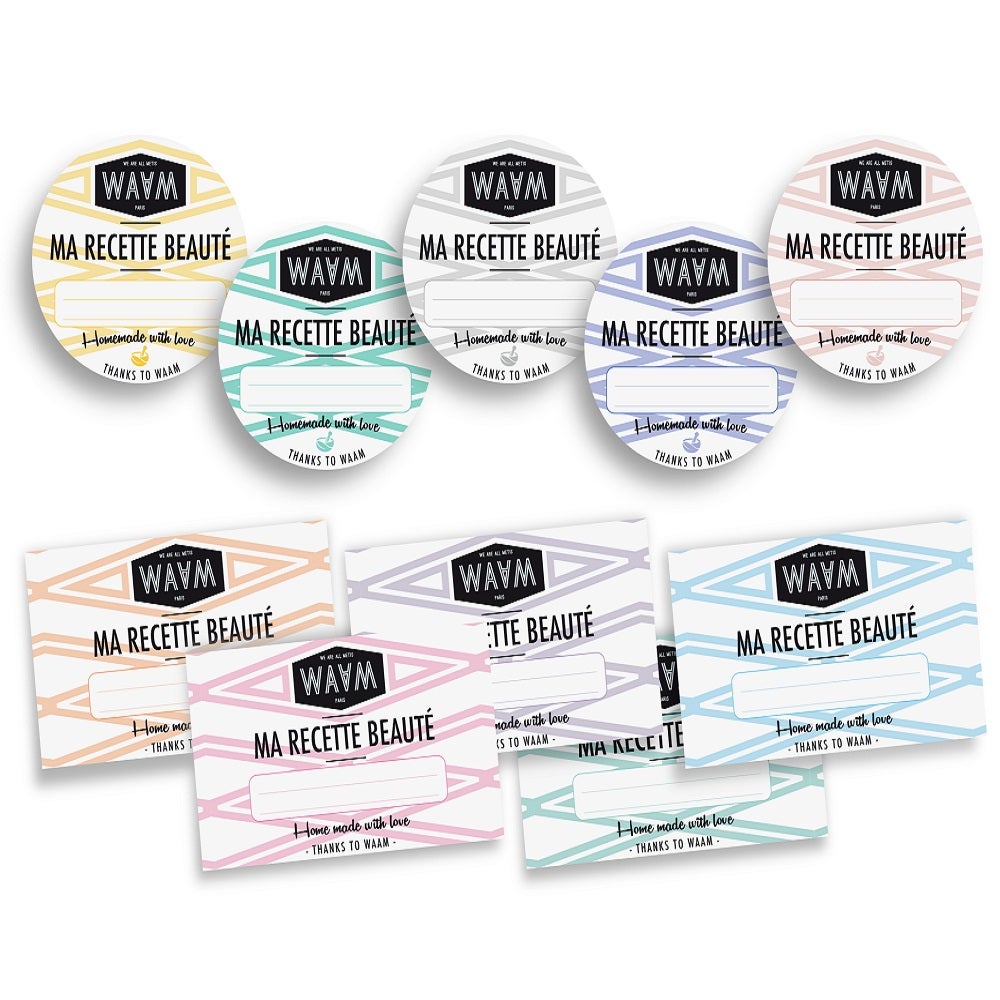 Waam Etiquettes Ma Recette x10