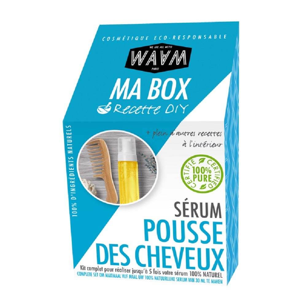 Waam Ma box Recette DIY Serum Booster Cheveux