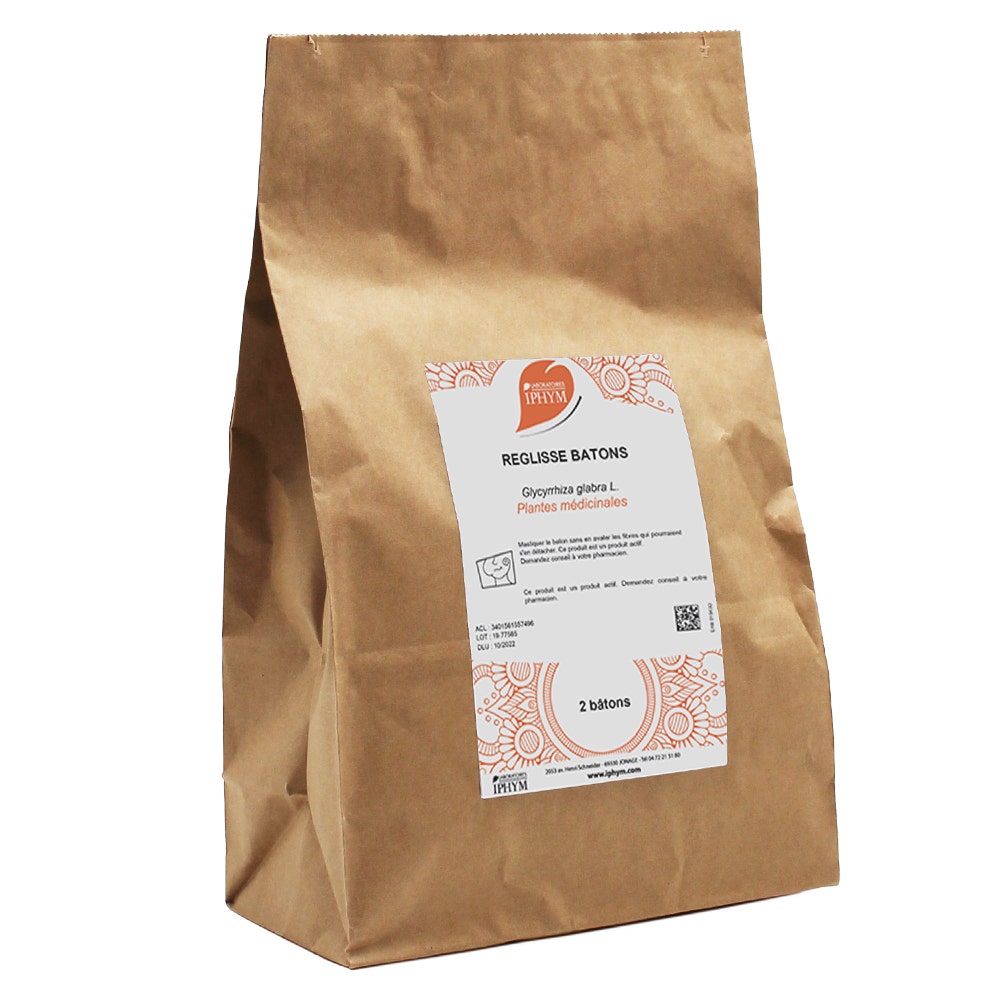 Laboratoires IPHYM IPHYM Sante Reglisse Batons Sachets De 2 10g