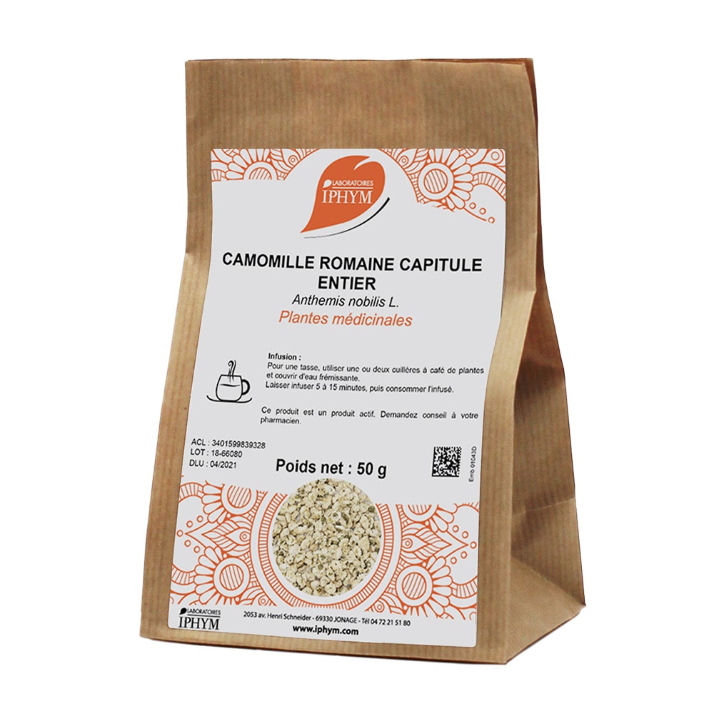 Laboratoires IPHYM IPHYM Sante Camomille Romaine Capitule Entier 50g