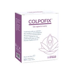 Colpofix Gel Vaginal en spray Flacon de 20ml + 10 applicateurs