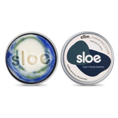 Sloe Shampoing Solide Elbe avec Boîte Tous types de cheveux 55g