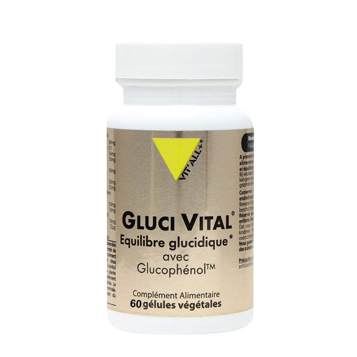 Vit'All+ Gluci Vital Equilibre glucidique 60 gélules