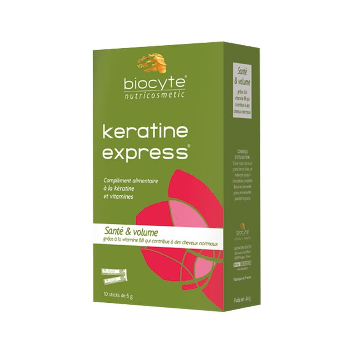 Biocyte Keratine Express 10 Sticks De 6g