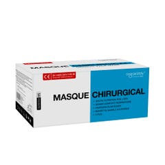 Orgakiddy Masques chirurgicaux Adultes 3 plis Marquage CE - Norme EN14683-2019 TYPE IIR x50