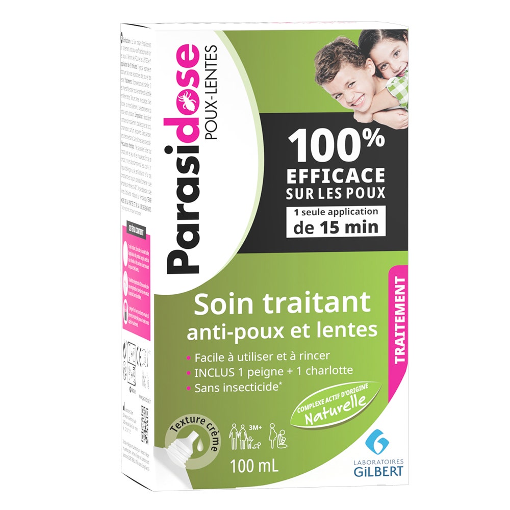 PARASIDOSE Parasidose+ Soin Traitant anti-poux et lentes 100ml
