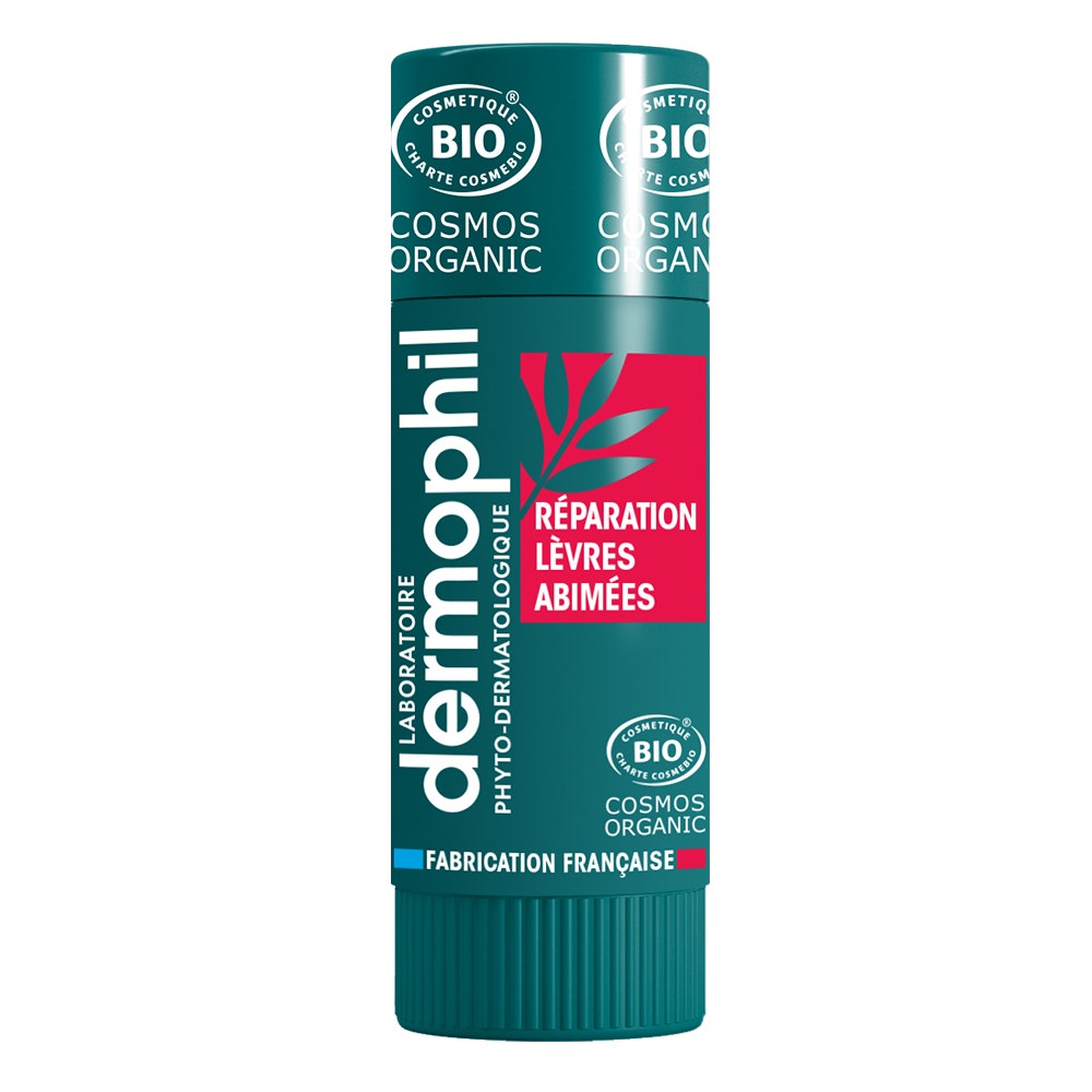 Dermophil Indien Les Intenses Stick Lèvres Reparation Bio Lèvres Abimées 4g