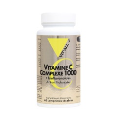 Vit'All+ Vitamine C Complexe 1000 + Bioflavonoïdes 60 comprimés Sécables