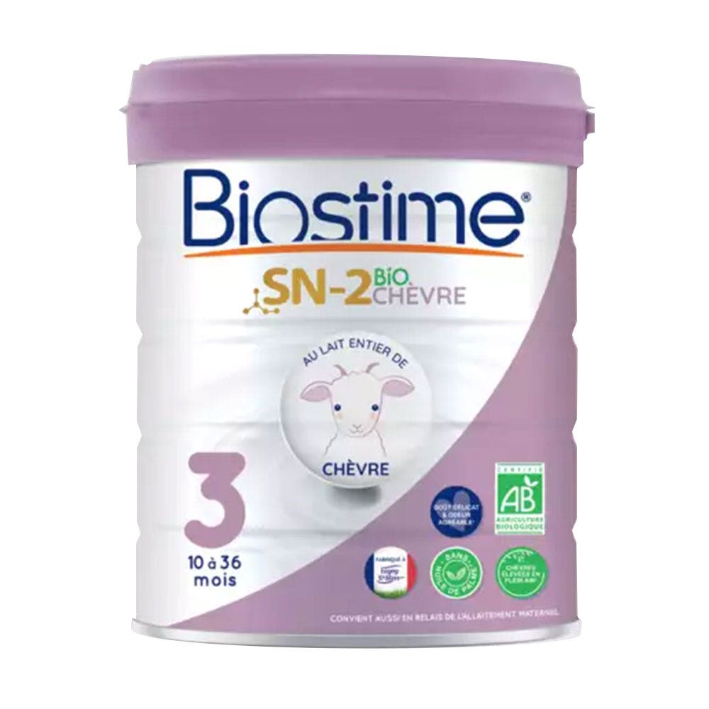 Lait Infantile SN-2 Chèvre 3ème âge Bio 10 à 36 mois Biostime