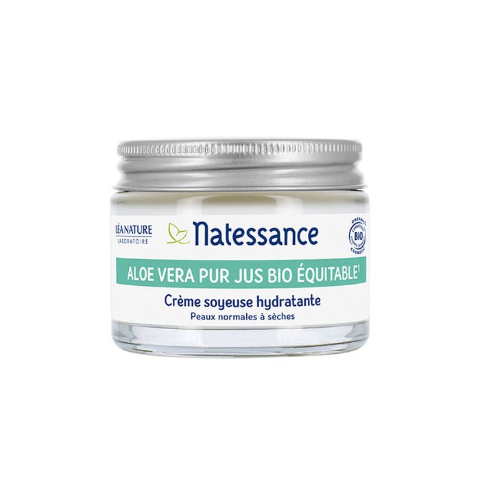 Crème soyeuse hydratante bio 50ml Natessance