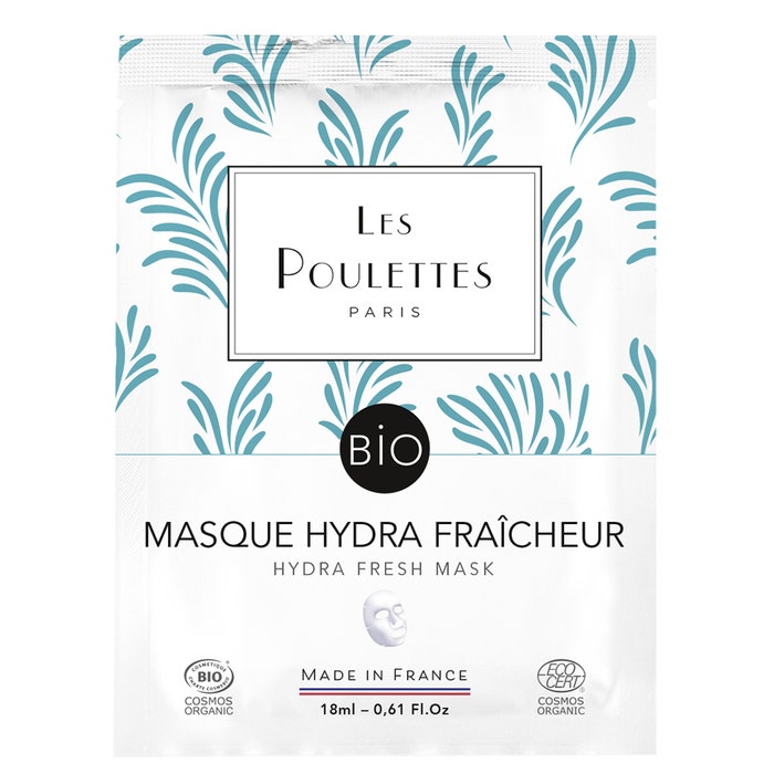 Masque Hydra Fraîcheur certifié BIO 18ml Les Poulettes