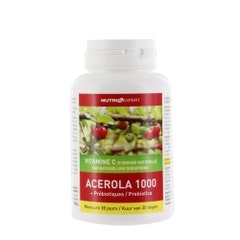 Nutri Expert Acérola 1000 + Prébiotique 60 comprimés