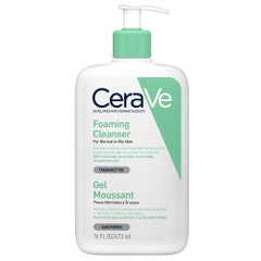 Cerave Cleanse Visage Gel Moussant Visage Et Cou Peaux Normales A Grasses 473 ml