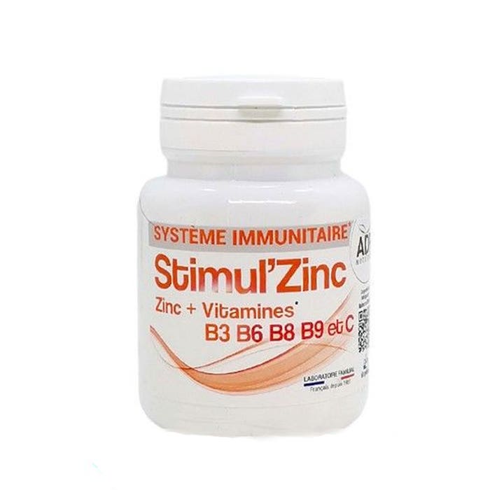 Stimul Zinc 60 gélules Système immunitaire Adp Laboratoire