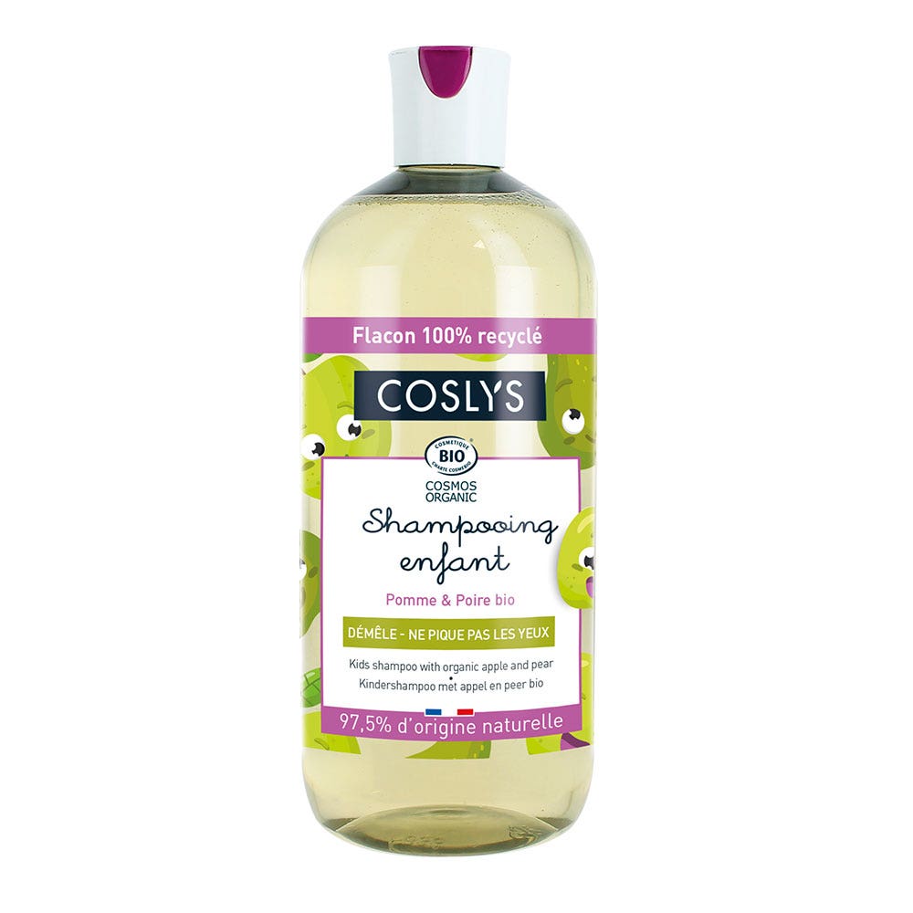 Coslys Shampooing enfant bio Pomme et poire 500ml