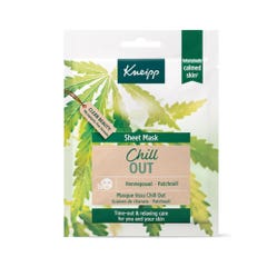 Kneipp Masque Tissu Chill-out Graines de chanvre et patchouli x1