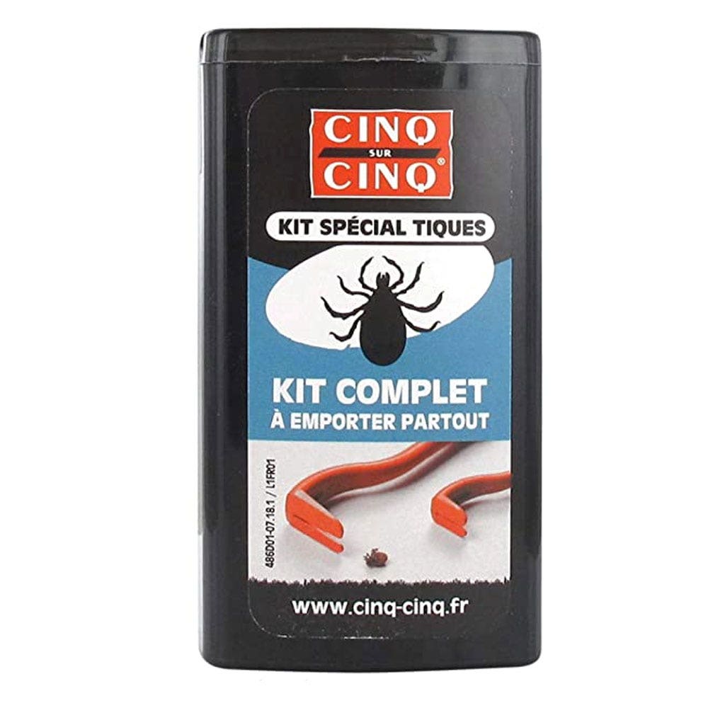 Cinq Sur Cinq Kit Complet Spécial tiques A emporter partout