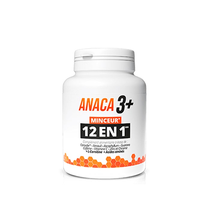 Anaca3 Compléments Alimentaires Minceur 12 en 1 120 gélules